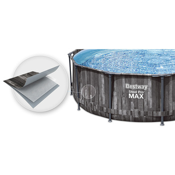 Bestway Basen stelażowy Steel Pro MAX 12' x 39.5"/3.66m x 1.00m 5614X
