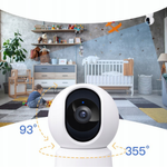 Kamera wewnętrzna Arenti 5G Wi-Fi UHD 3K/5MP z funkcją obrotu i prywatności