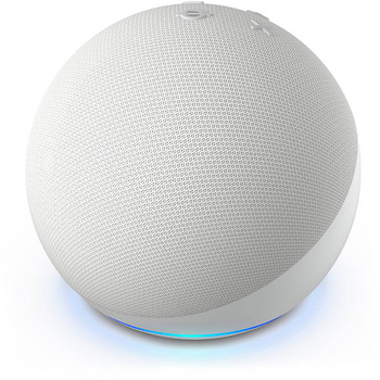 Amazon Echo Dot 5 z zegarem Glacier White/Uszkodzone opakowanie