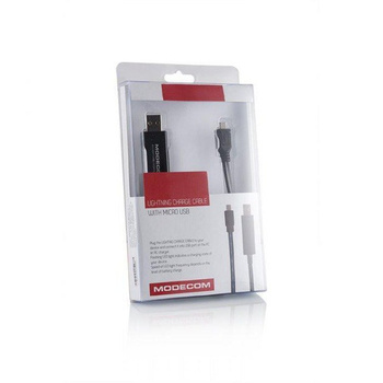 Kabel zasilający Modecom z USB na MicroUSB z taśmą LED