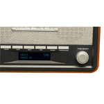 Radio retro DAB+/FM Denver DAB-18 dark wood/Uszkodzone opakowanie