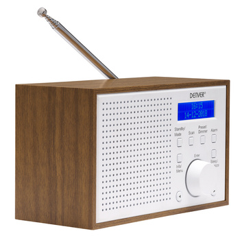 Kompaktowe radio DAB+/FM Denver biały