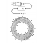 Lampki choinkowe Nedis SmartLife Białe Wi-Fi WIFILX01W50 5m