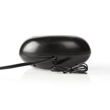 Radiobudzik Nedis CLAR001BK LED projekcja 2x budzik FM Czarny