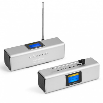 Głośnik bezprzewodowy Technaxx Bluetooth USB, Aux, audio, karta pamięci 32GB (srebrny)