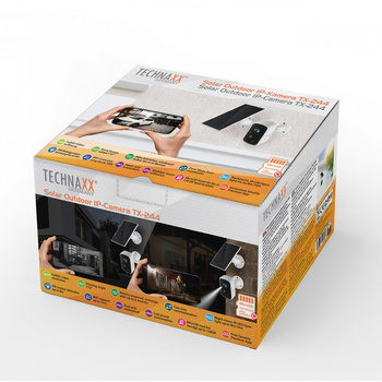 Zewnętrzna kamera solarna Technaxx TX-244