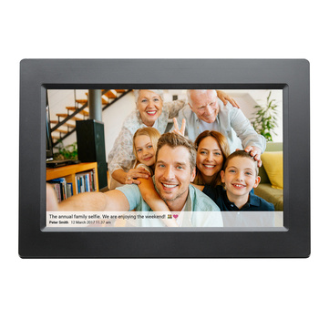 Ramka na zdjęcia Denver z FRAMEO 10.1" 8GB czarna/Uszkodzone opakowanie