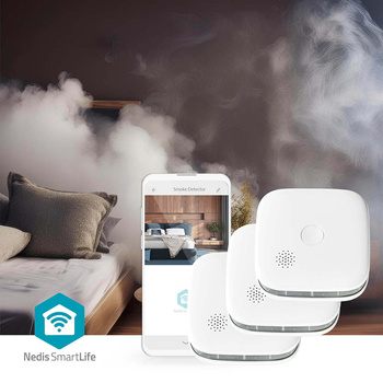 Czujnik dymu Nedis SmartLife WIFIDS21WT3 3szt.