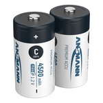 Akumulatory NiMH ANSMANN C/HR14 4500mAh 1.2V - 2szt.