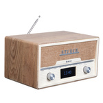 Drewniane centrum muzyczne retro Denver MDA-525DW z radiem light wood