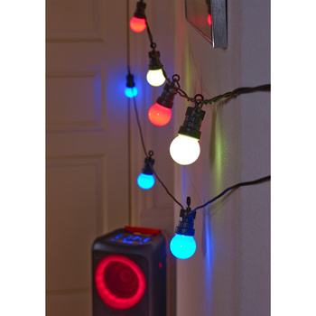 Kolorowy łańcuch świetlny LED Wi-Fi - 15 szt.