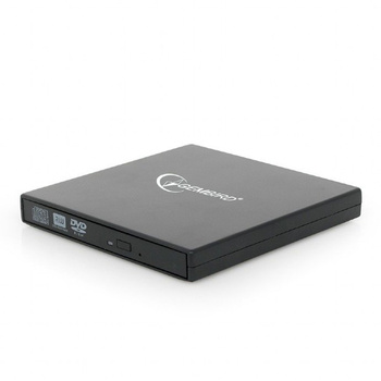 Gembird nagrywarka zewnętrzna DVD 8x, CD 24x, USB 2.0, slim, Czarna