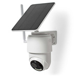 Kamera zewnętrzna Nedis Smartlife 4G, IP65 czujnik ruchu, night vision, biały