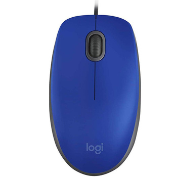 Mysz przewodowa Logitech M110 Silent (niebieska)