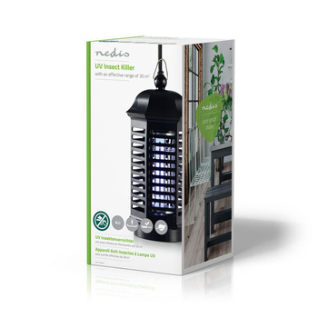 Lampa owadobójcza Nedis 4W 30 m2 czarna