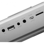 Głośnik bezprzewodowy Technaxx Bluetooth USB, Aux, audio, karta pamięci 32GB (srebrny)
