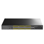 PoE+ Switch Cudy with 4 Gigabit Combo Ports 300W 24-Port Layer 2 Managed Gigabit