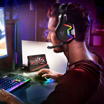 Słuchawki gamingowe Onikuma K10 Pro RGB czarne