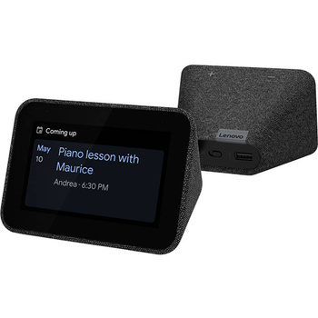 Głośnik Lenovo Smart Clock z Asystentem Google (Charcoal)/Uszkodzone opakowanie