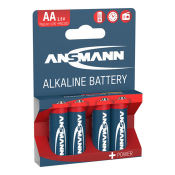 Baterie alkaliczne ANSMANN AA/LR6 1.5V - 4szt.