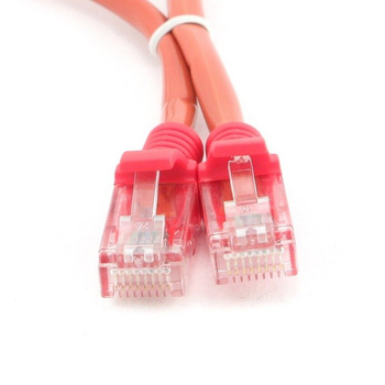 Patchcord Gembird RJ45, osłonka zalewana, kat. 5e, UTP, 2m, czerwony