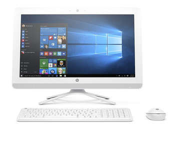 AiO HP 22-B352DS Celeron J3355/21.5" FHD/4GB/1TB/DVD/BT/WirelessKeyboard+Mouse/Win 10 White