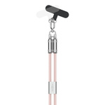 Kabel USB-C/USB-C ANSMANN smycz 1.2m różowy