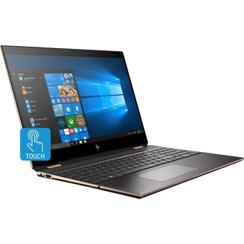 Laptop HP Spectre 15T-DF000K2 i7-8565U/15.6" 4K TouchScreen/16GB/SSD 256GB/BT/BLKB/x360/GeForce MX150 2GB/Win 10 Silver