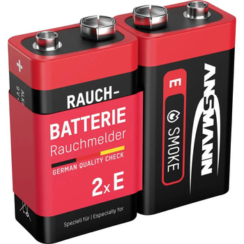Baterie alkaliczne ANSMANN RED 2 x E/6LR61 9V