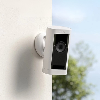 Kamera Ring Stick Up Cam Pro zewnętrzna/wewnętrzna biała