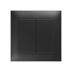 Włącznik ścienny iNELS MATTER 4 przyciski, bateryjny, czarny mat