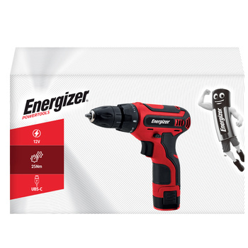 Wiertarka akumulatorowa Energizer 12V + akumulator 12V