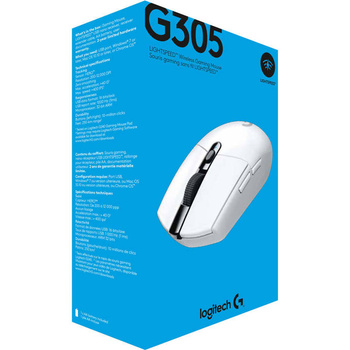 Mysz gamingowa Logitech G305 Lightspeed (biały)