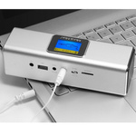 Głośnik bezprzewodowy Technaxx Bluetooth USB, Aux, audio, karta pamięci 32GB (srebrny)