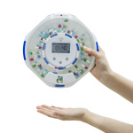 Dyspenser na tabletki Nedis SmartLife 28 przegródek, 9 przypomnień Biały