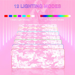 Podkładka pod mysz i klawiaturę Onikuma MP005 RGB 80x30cm różowa