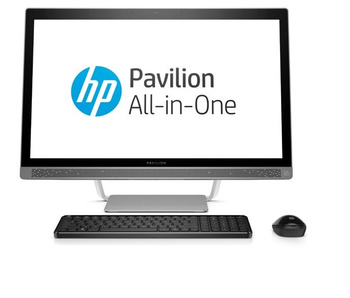 AiO HP 24-B223W10P i3-7100T/23.8" FHD/6GB/1TB/DVD/Keyboard+Mouse/Win 10 Pro Silver