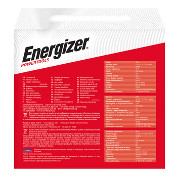 Wiertarka akumulatorowa Energizer 20V bez akumulatora