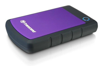 Dysk zewnętrzny HDD 500GB Transcend StoreJet25H3 2,5" USB3.0 wstrząsoodporny fioletowy