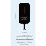 Wkładka indukcyjna Nillkin Magic Tags (Micro USB port) Narrow-side Up (Black)