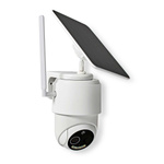 Kamera zewnętrzna Nedis Smartlife 4G, IP65 czujnik ruchu, night vision, biały
