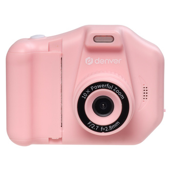 Cyfrowy aparat dla dzieci z funkcją druku termicznego Denver 2.8" LCD 800 mAh różowy