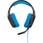 Słuchawki gamingowe Logitech G430 czarno-niebieskie (black-blue)