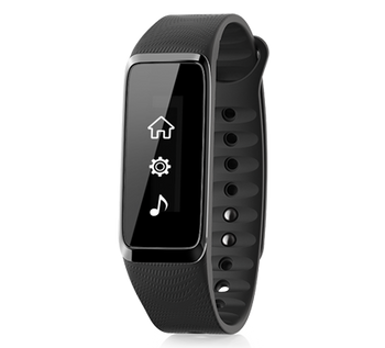 Smartband Acer Liquid Leap - 1" (128x32) Touchscreen/Bluetooth/LE/IPX7/Waterproof/ Supports IOS/Android Black