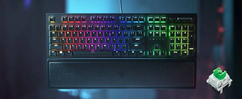 Klawiatura gamingowa Razer Blackwidow V3 RGB Green Switch czarna (mechaniczna)