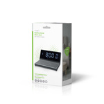 Budzik Nedis WCACQ20BK 5–15 W 2x alarm bez światła Czarny
