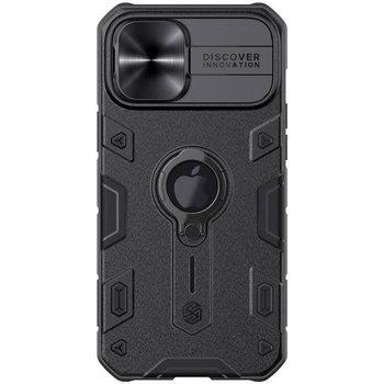 Etui Nillkin CamShield Armor Metal Apple iPhone 12/12 Pro Max (With logo cutout) (czarny)