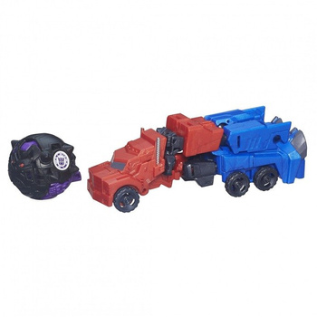 Hasbro Transformers B4714 Decepticon Hunter Optimus Prime vs Bludgeon