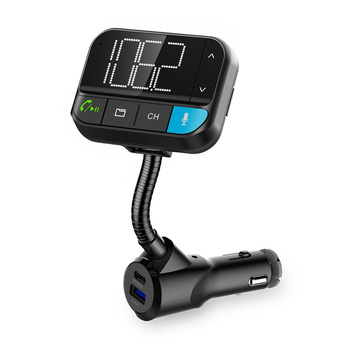 Transmiter FM samochodowy Nedis CATR1024BK Bluetooth 2" elastyczny Czarny