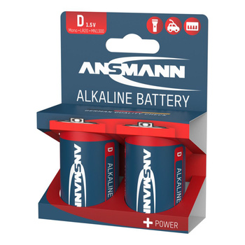 Baterie alkaliczne ANSMANN D/LR20 1.5V - 2szt.